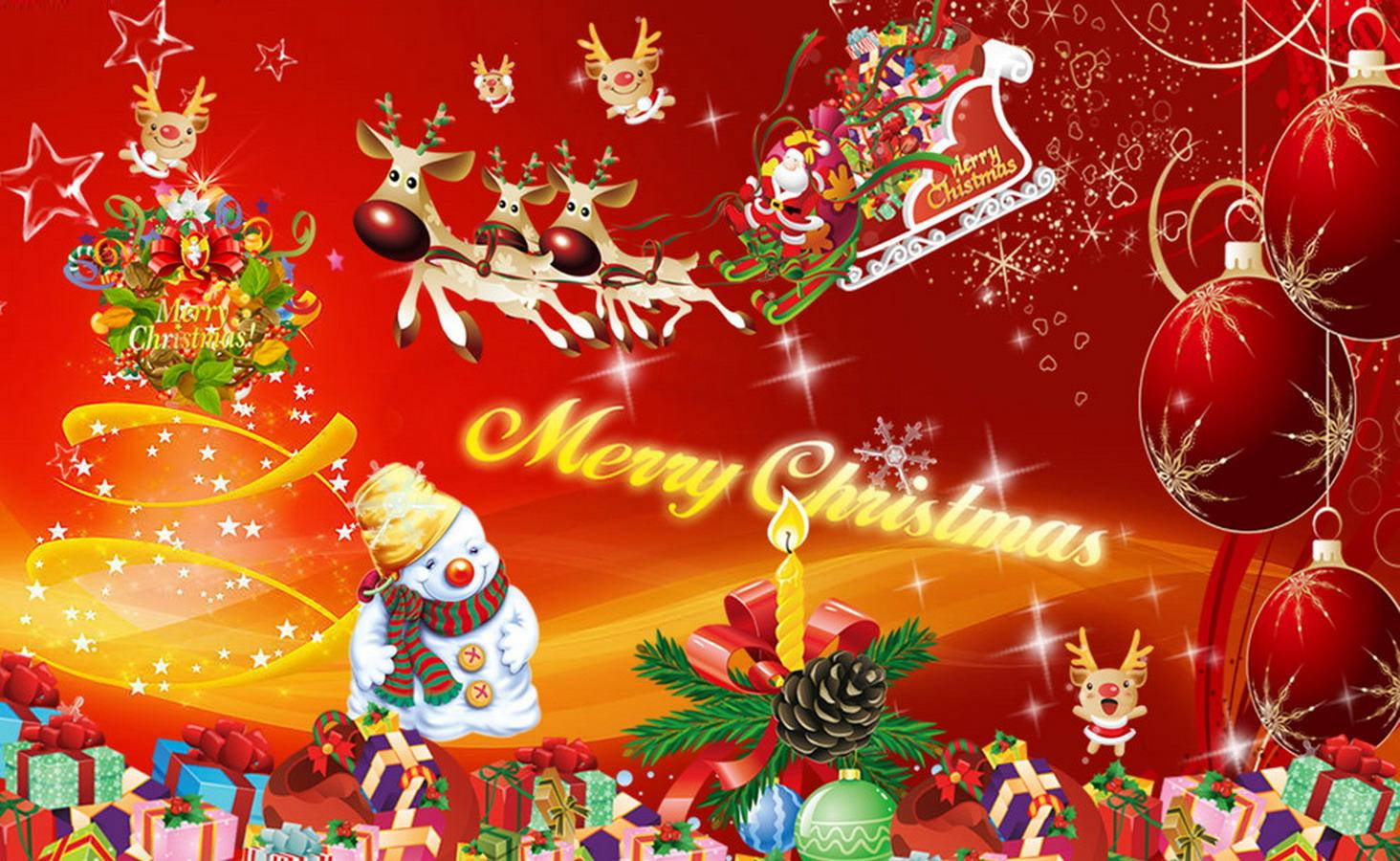 クリスマスの喜びを広げよう！ 壁紙
