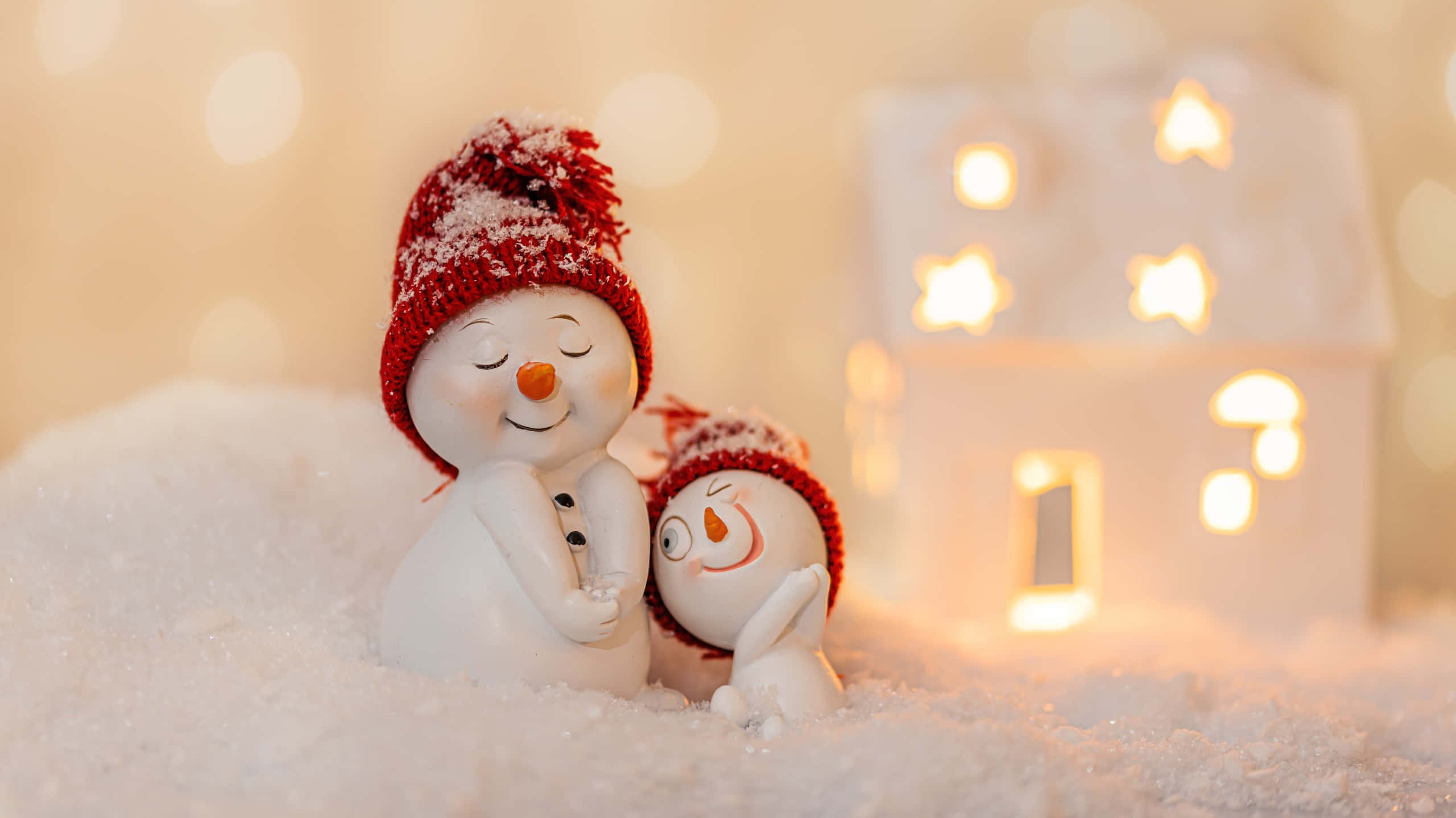 クリスマスの喜びを祝う 壁紙