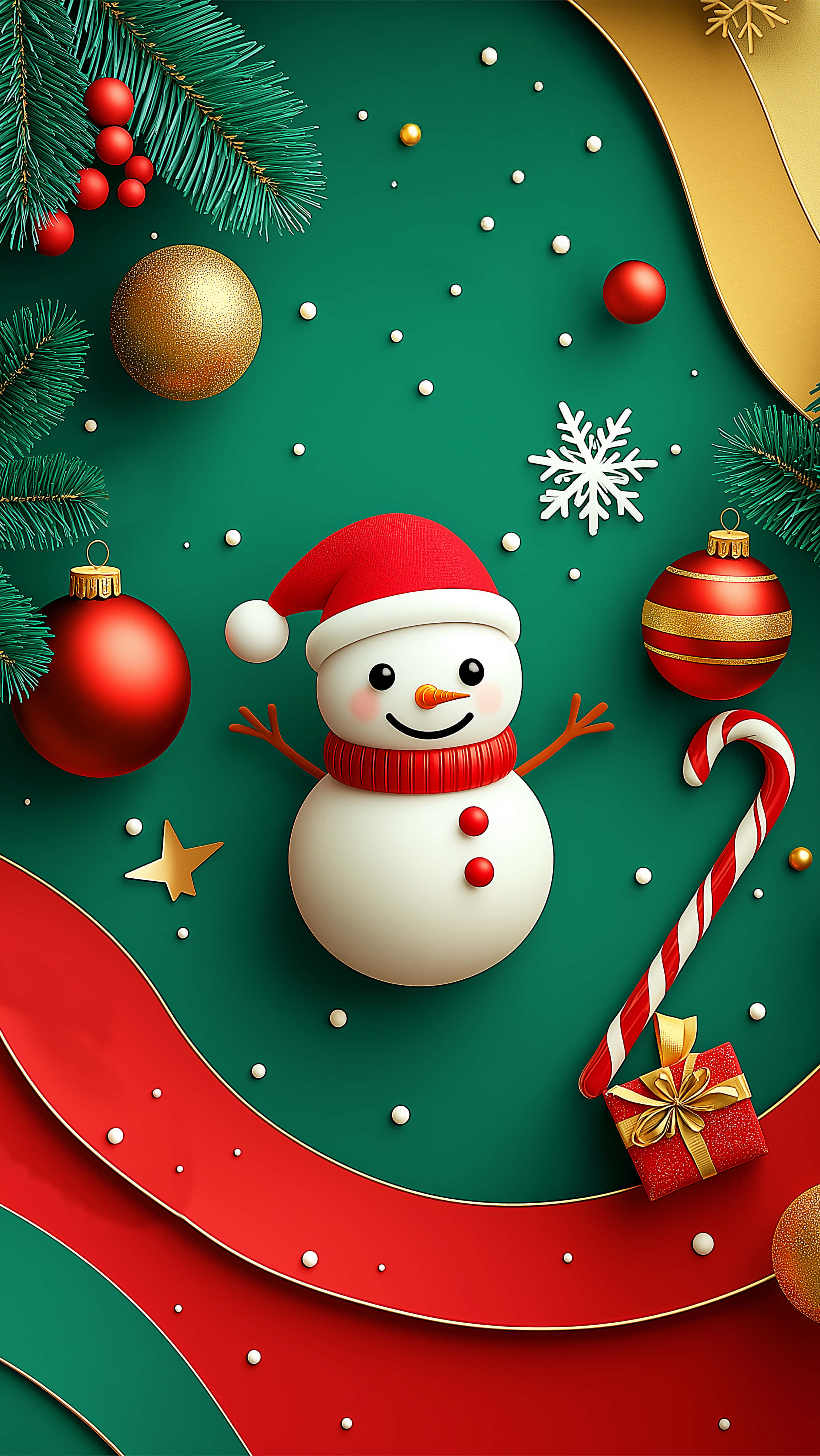 クリスマスオーナメントの壁紙 壁紙