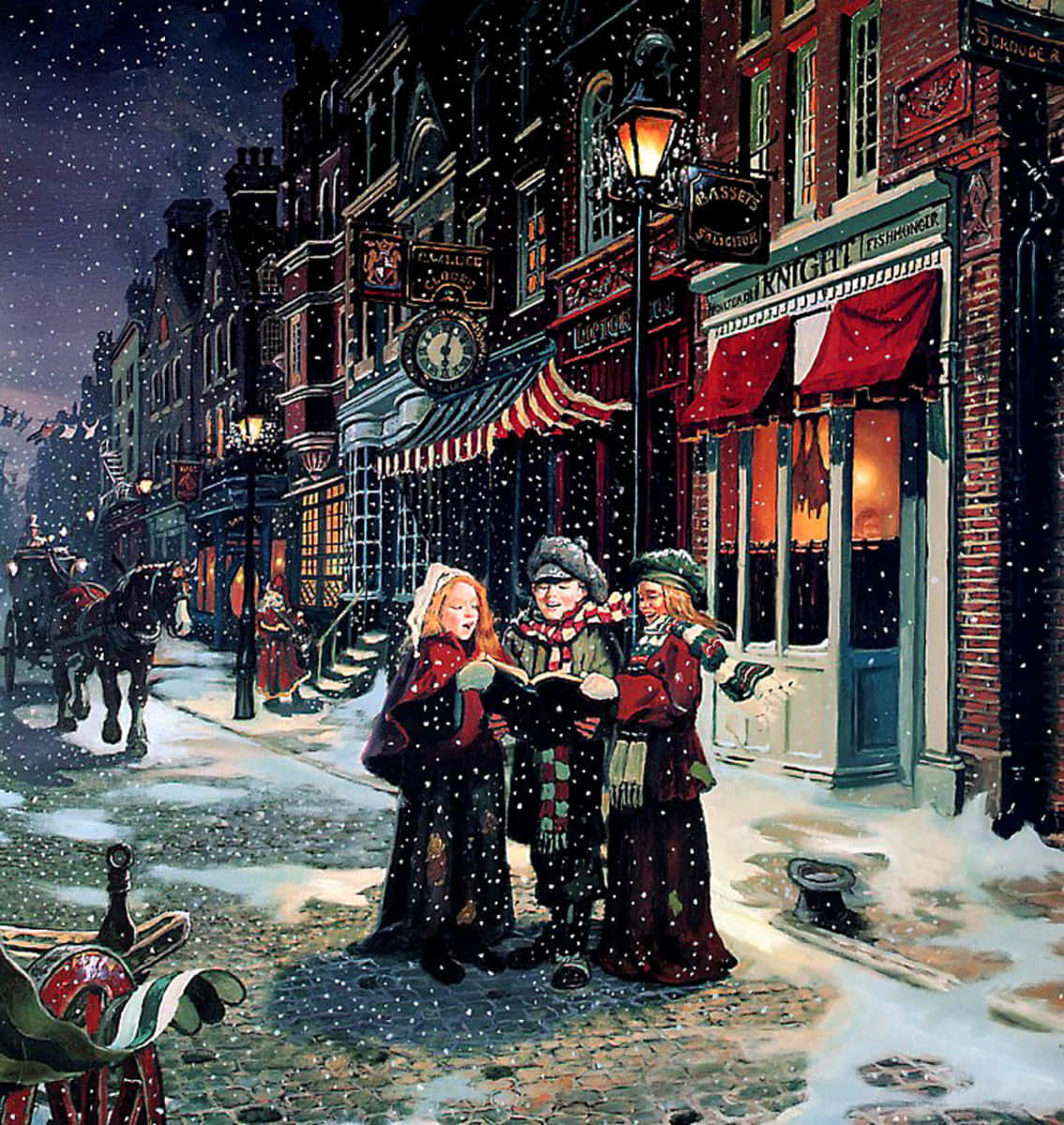 クリスマスキャロルの画像 壁紙