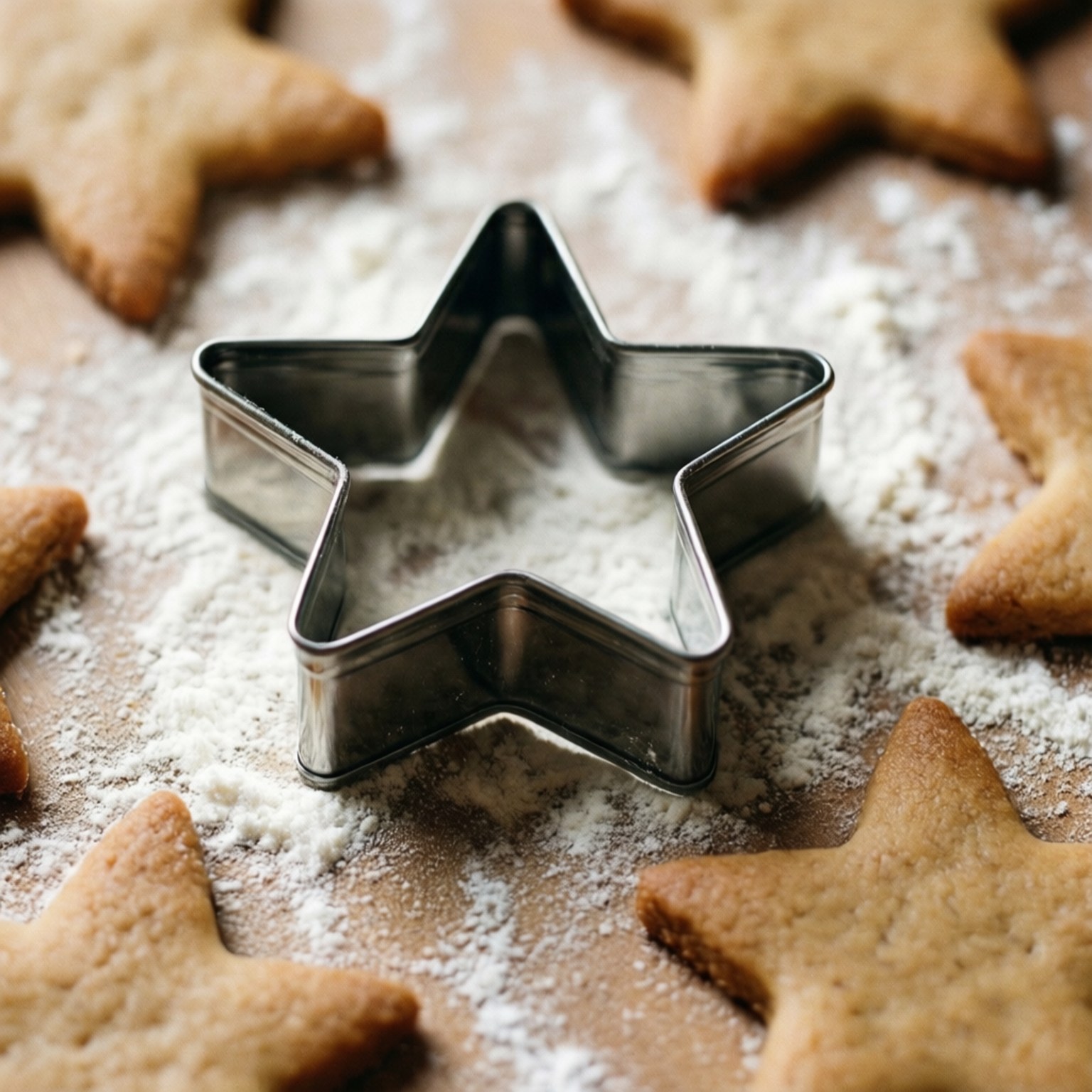 クリスマスクッキー作り 壁紙