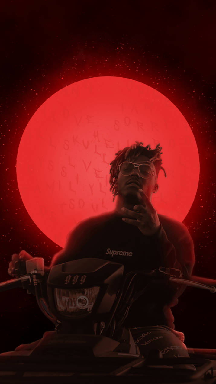 クールな Juice WRLD ATVライド 月 壁紙
