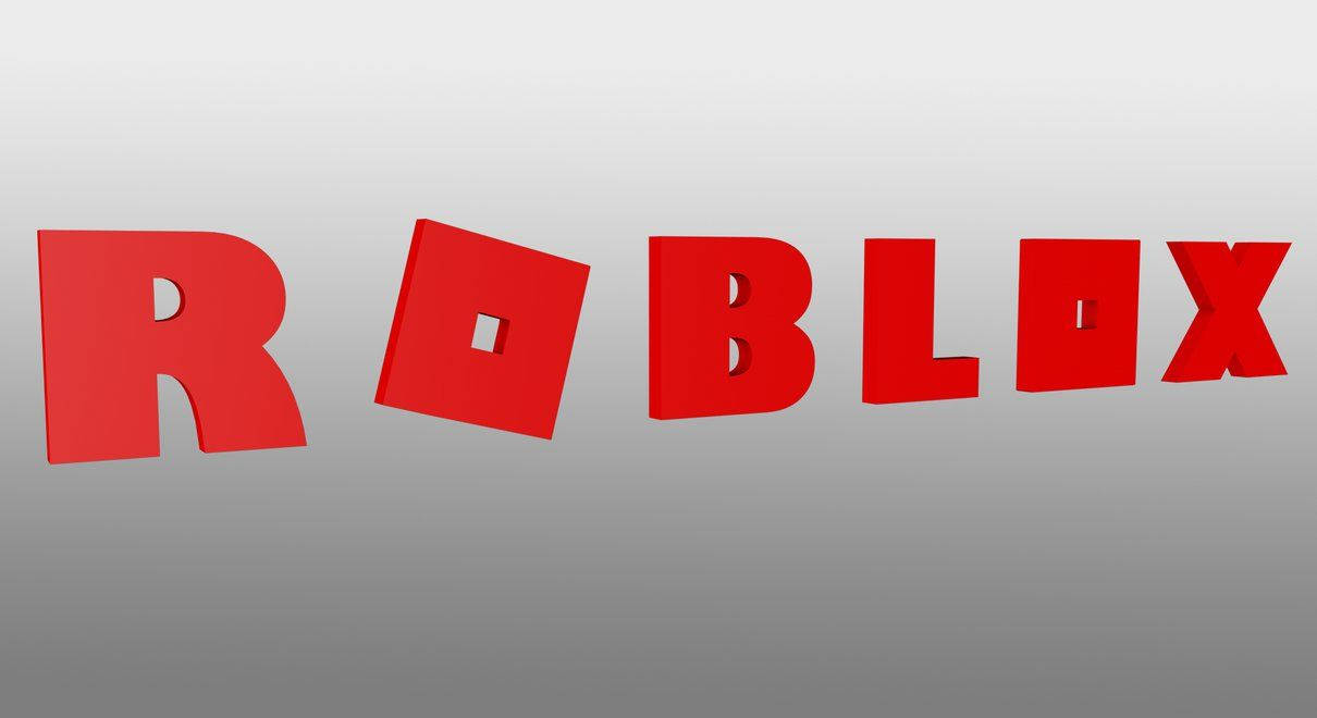 Robloxビデオゲームのロゴデザイン、クリエイティブでエレガントな3D壁紙