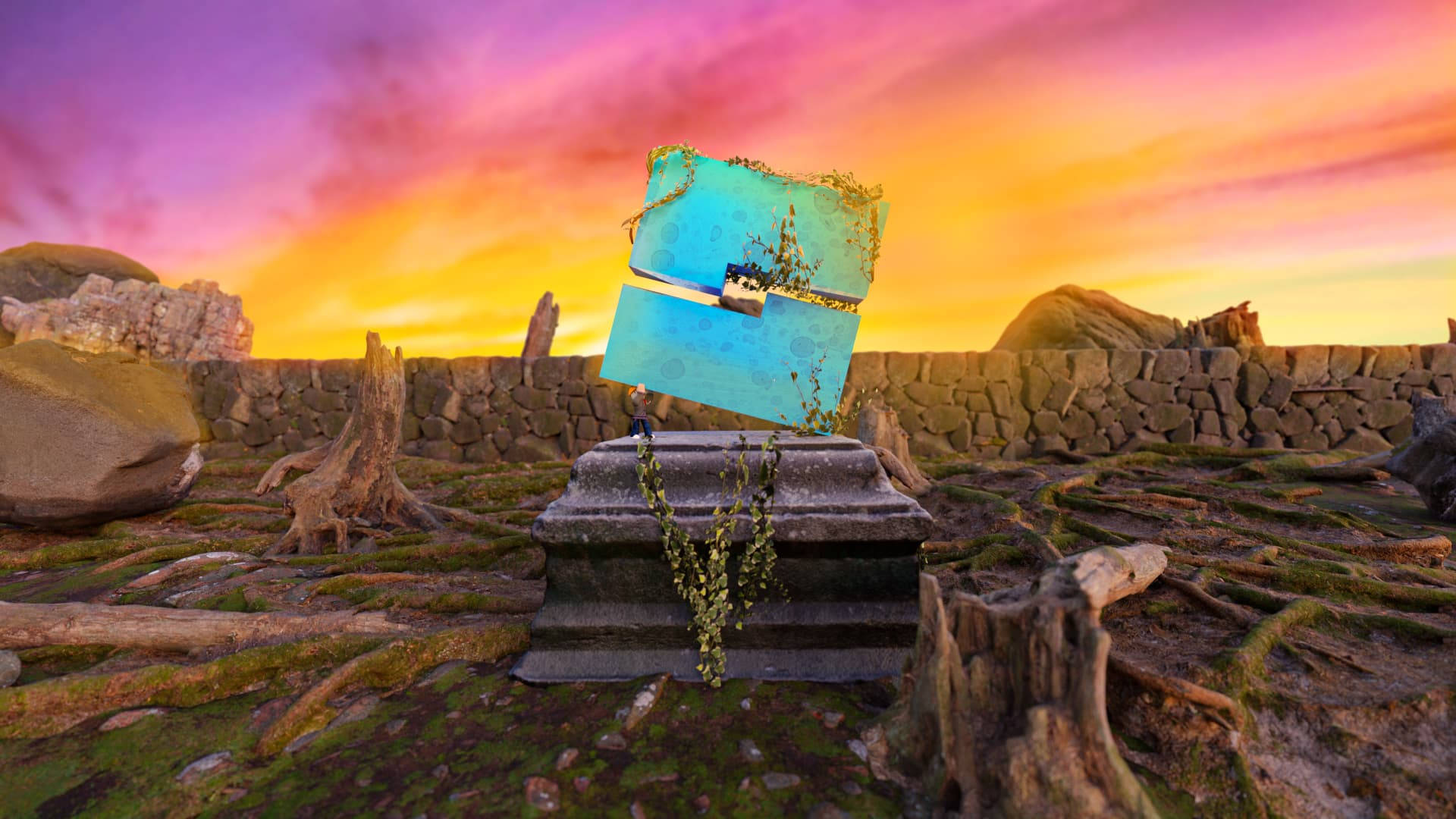 クールなRobloxの風景 壁紙