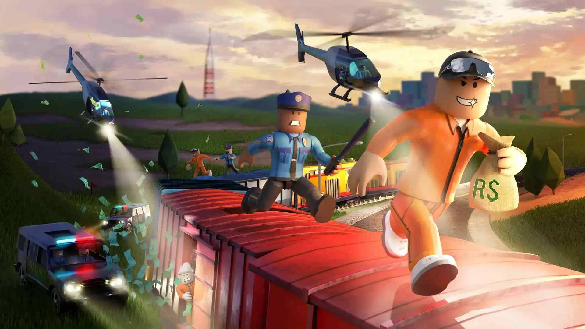 クールなRoblox泥棒追跡 壁紙