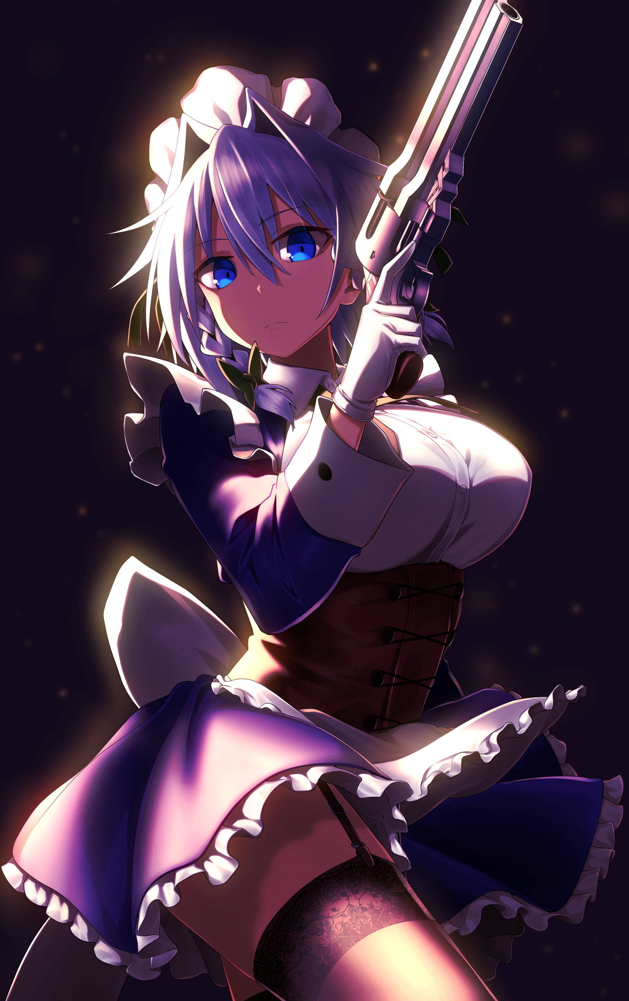 クールなアニメガールPFP 十六夜咲夜 壁紙