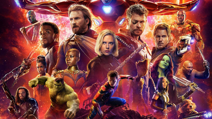 クールなアベンジャーズ インフィニティ・ウォー 壁紙