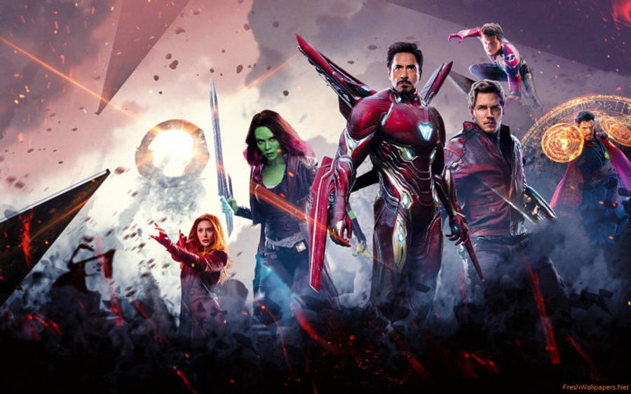クールなアベンジャーズ パワーアップ 壁紙