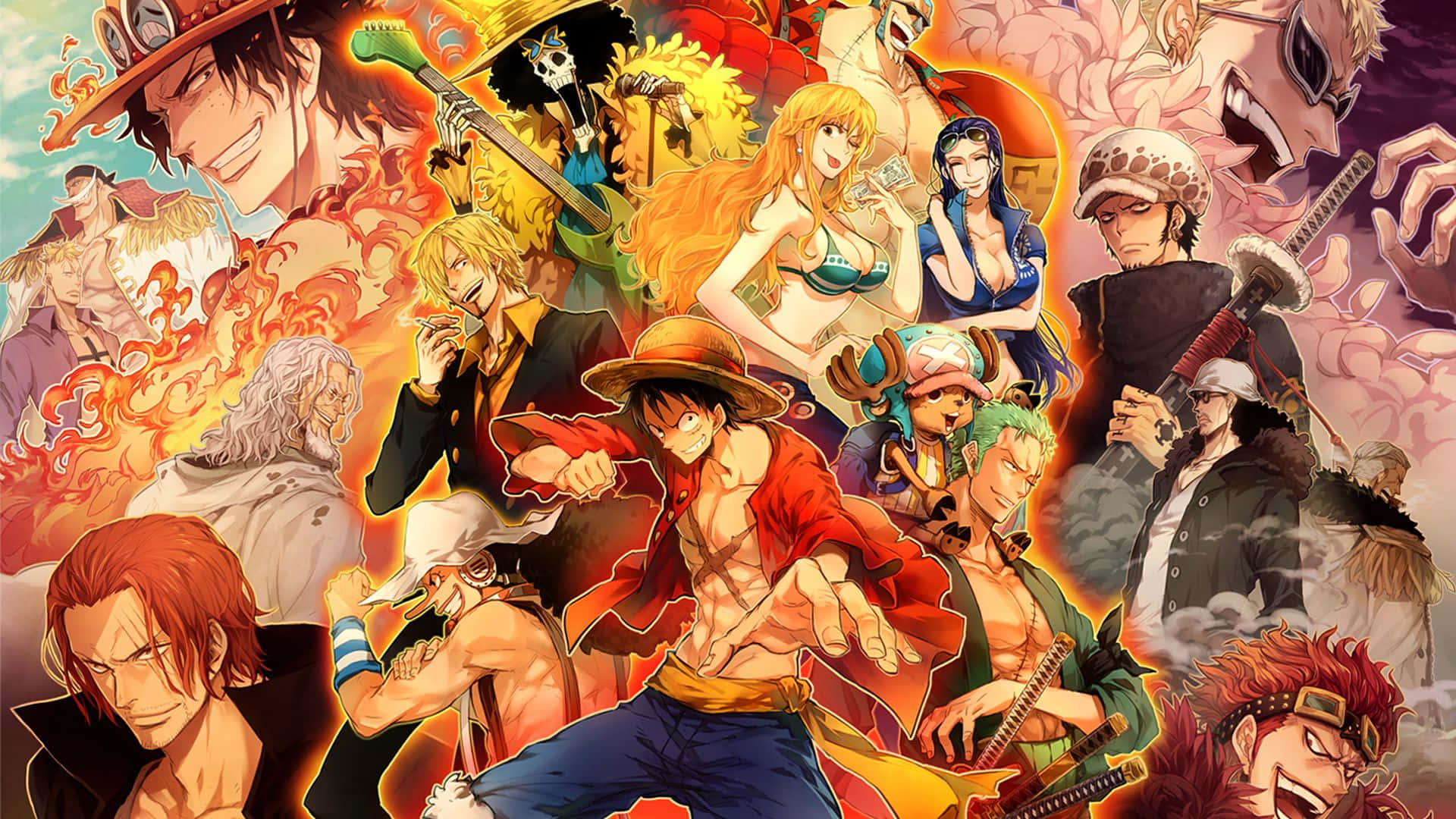 クールなワンピースアニメ全キャラクターHD 壁紙