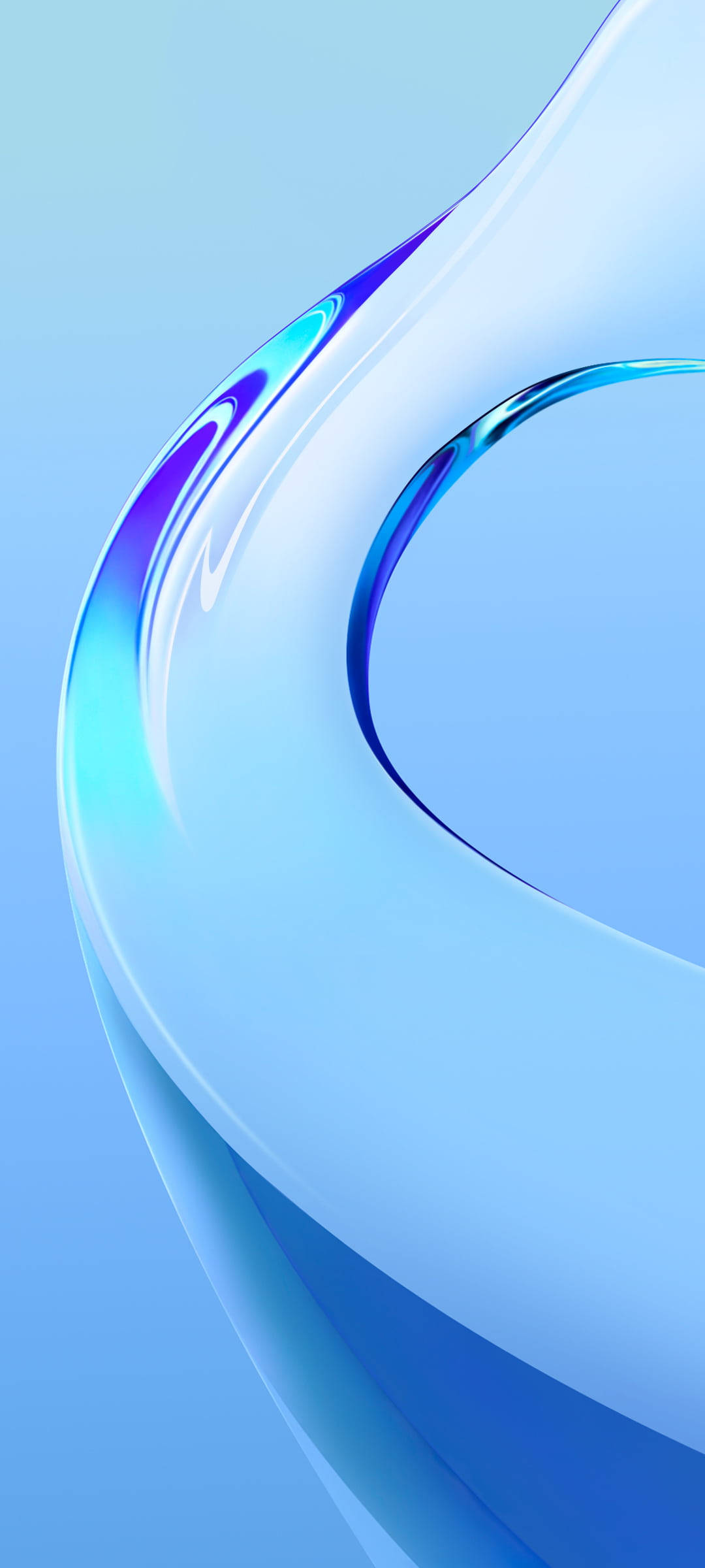 グラッシーブルー Vivo Y20 壁紙
