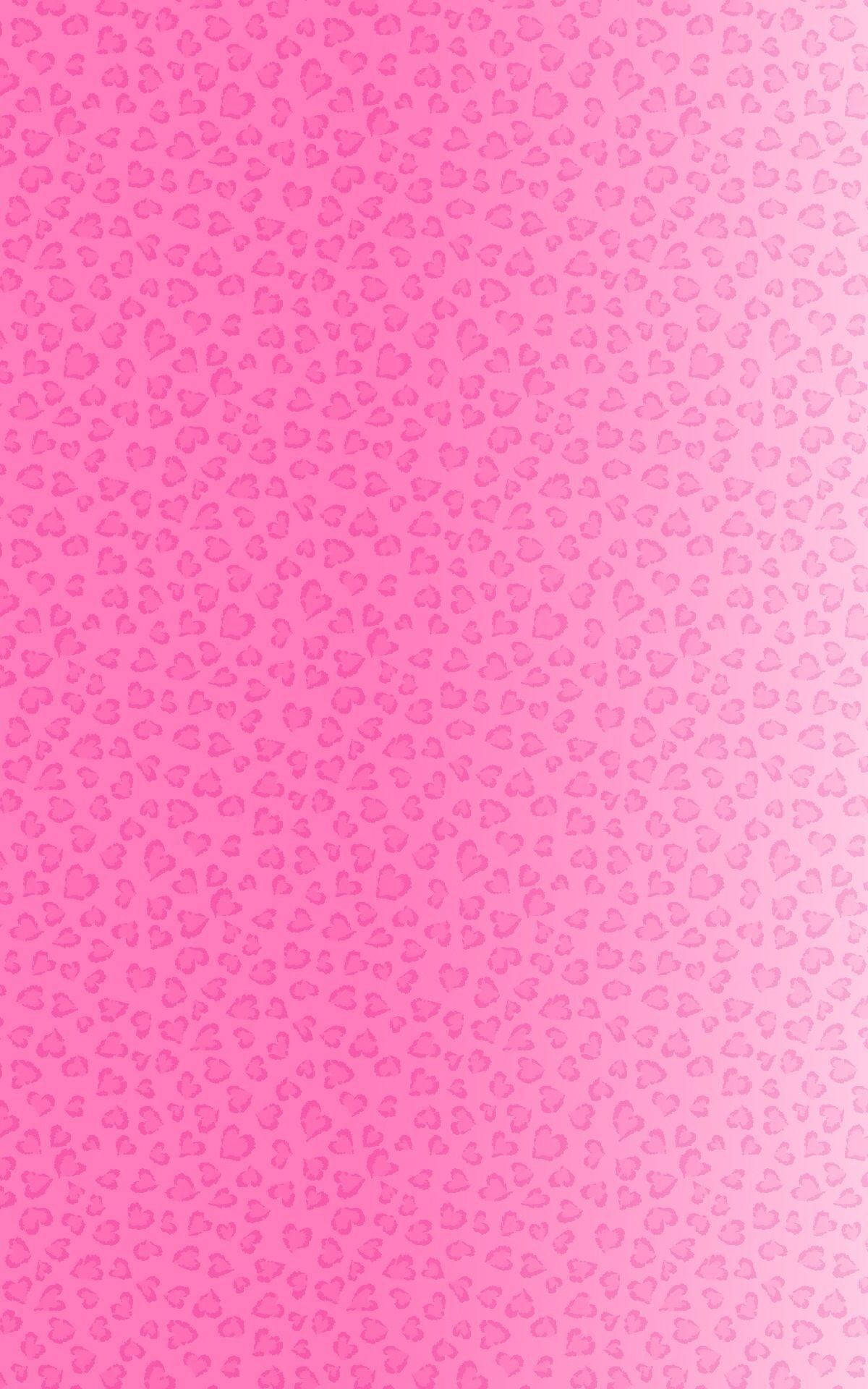 グラデーションピンクのヒョウ柄 壁紙