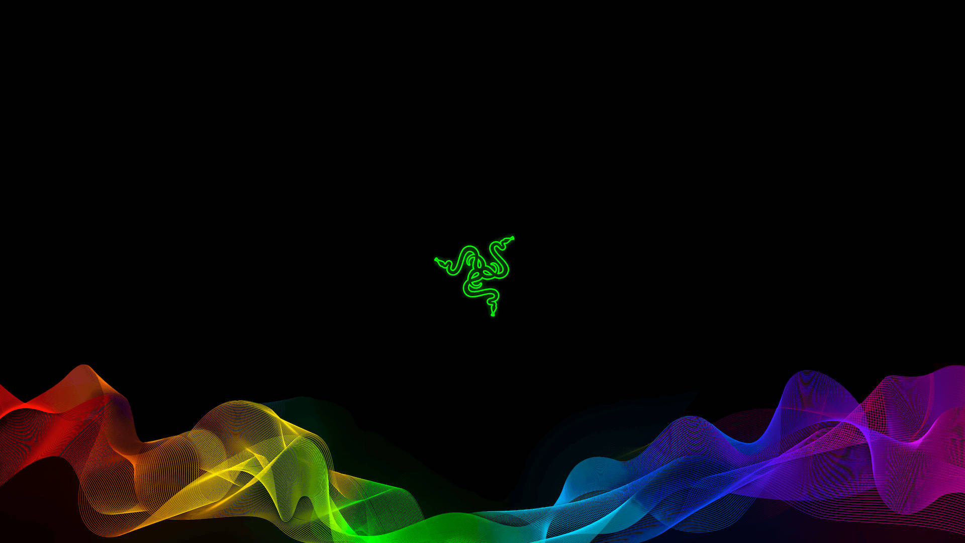 グリーンRazer RGB 4K 壁紙