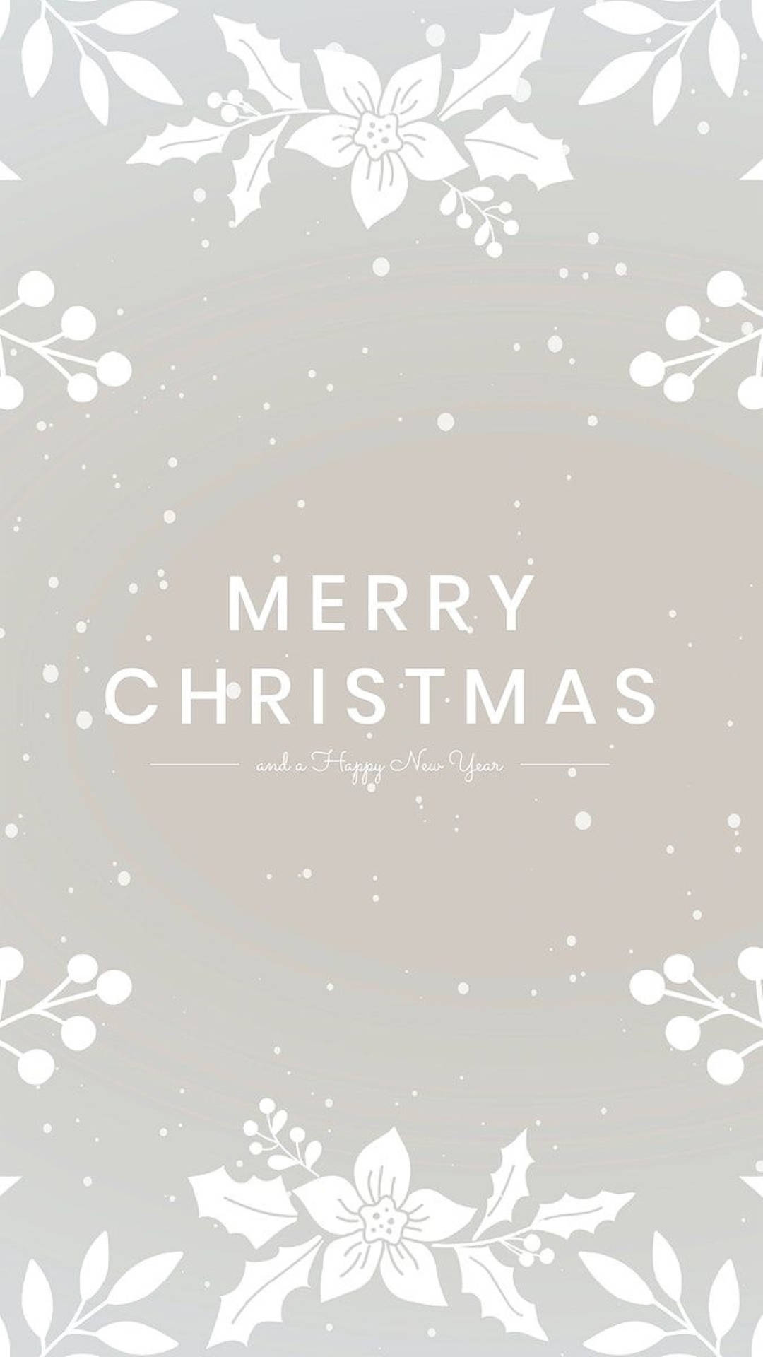 グレイ クリスマス エステティック グリーティング 壁紙