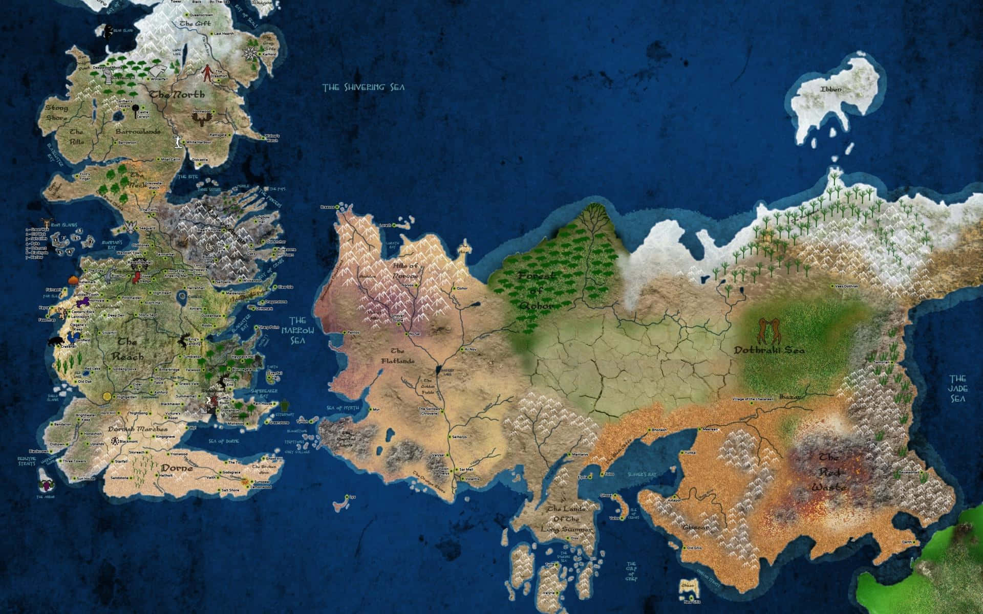 ゲーム・オブ・スローンズ 地図
