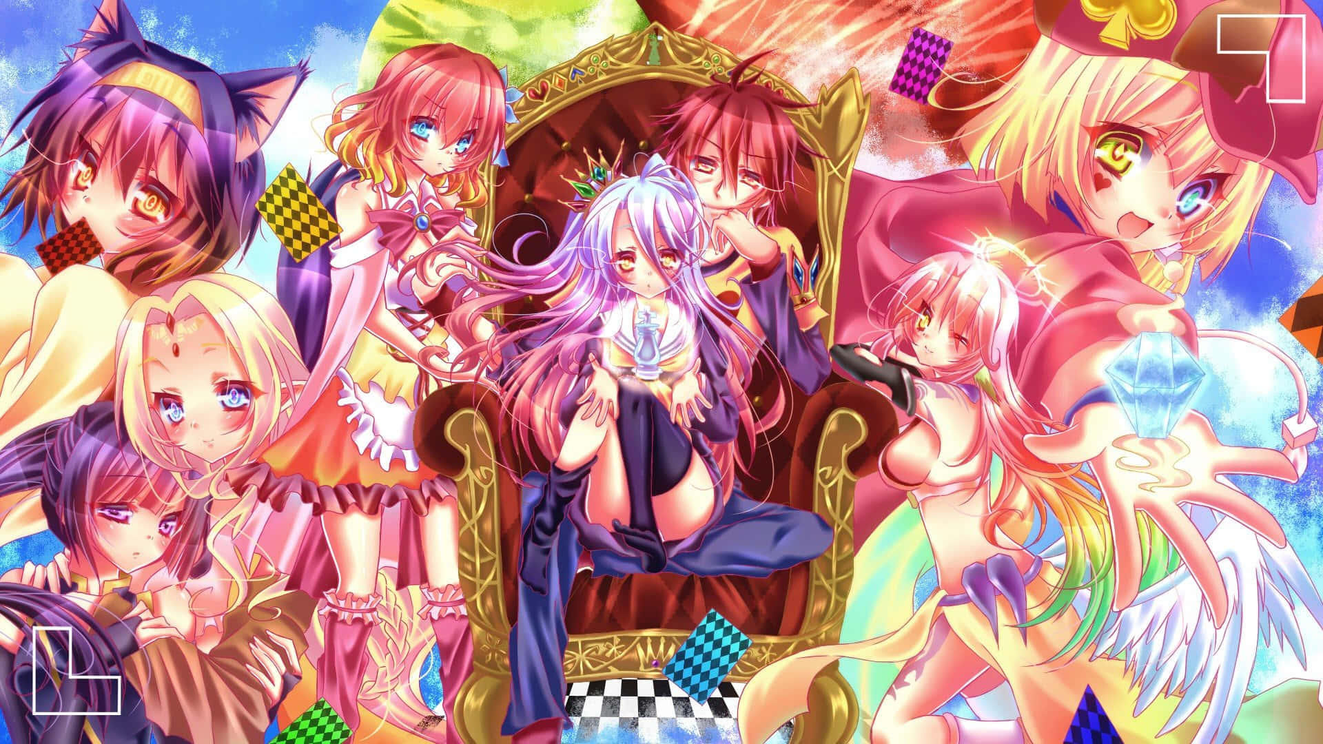 ゲームに支配された世界で、兄妹が最強のゲーマーになる 壁紙