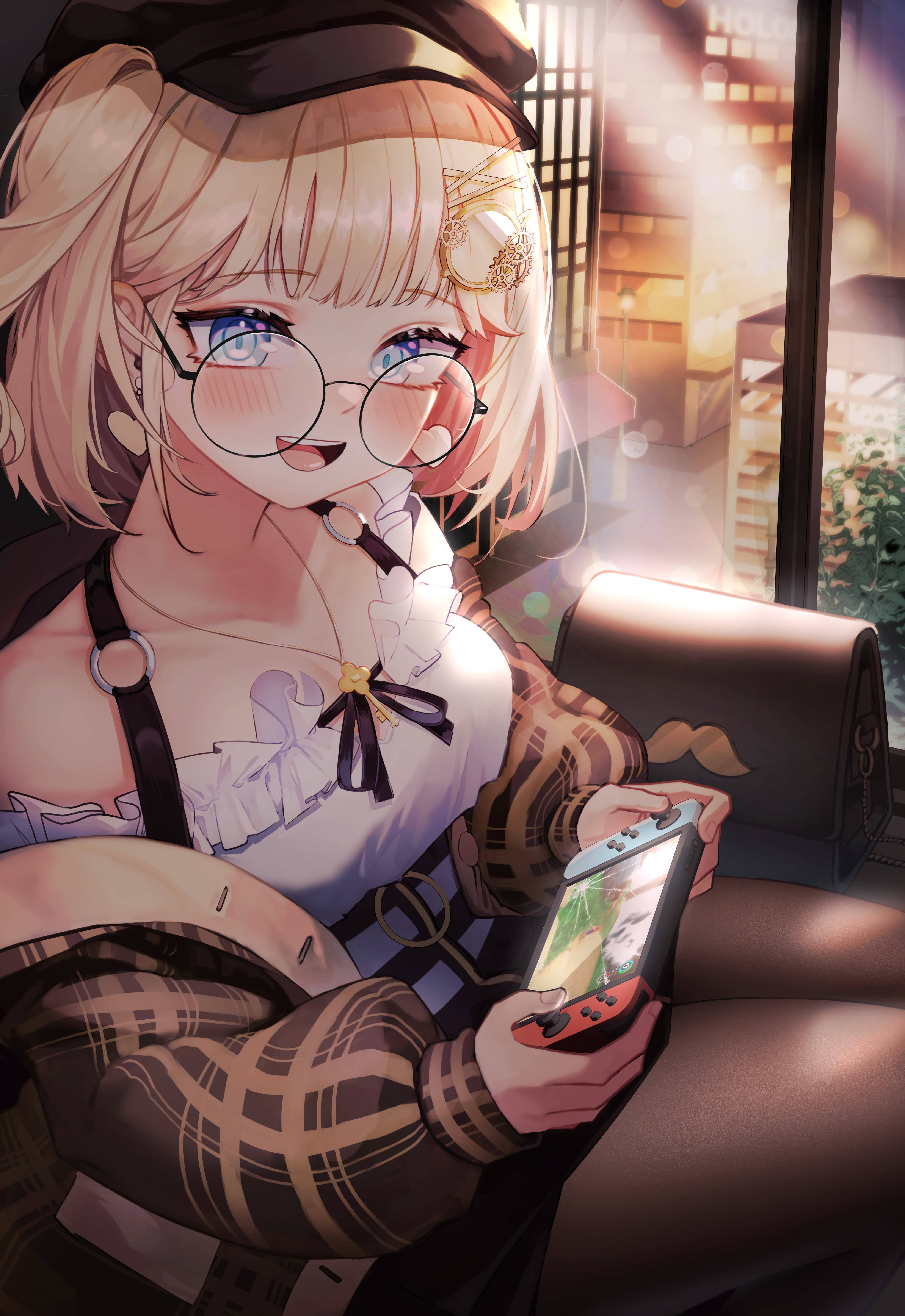 ゲームをするワトソン・アメリア 壁紙