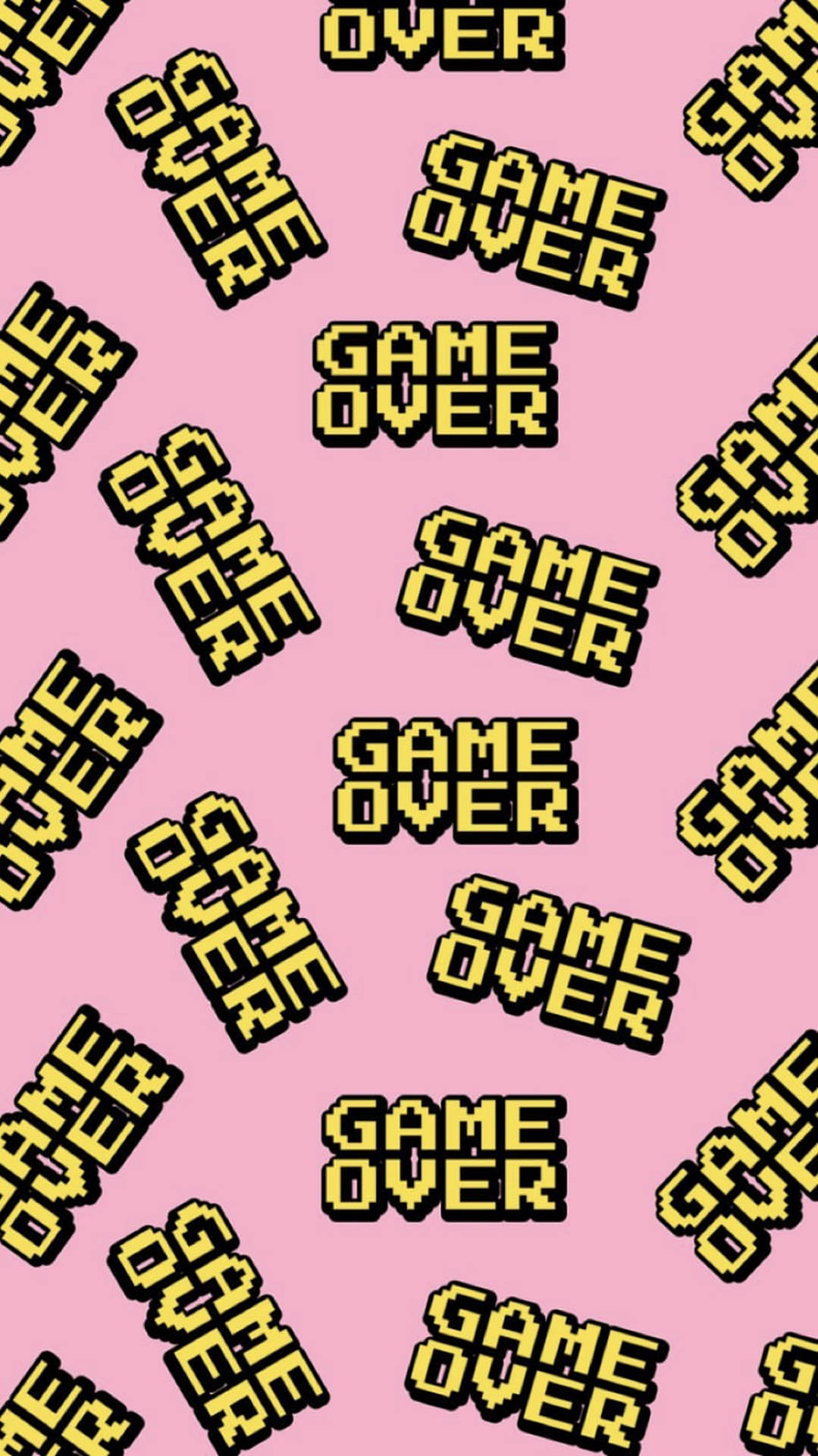 ゲームオーバー アートワードの壁紙