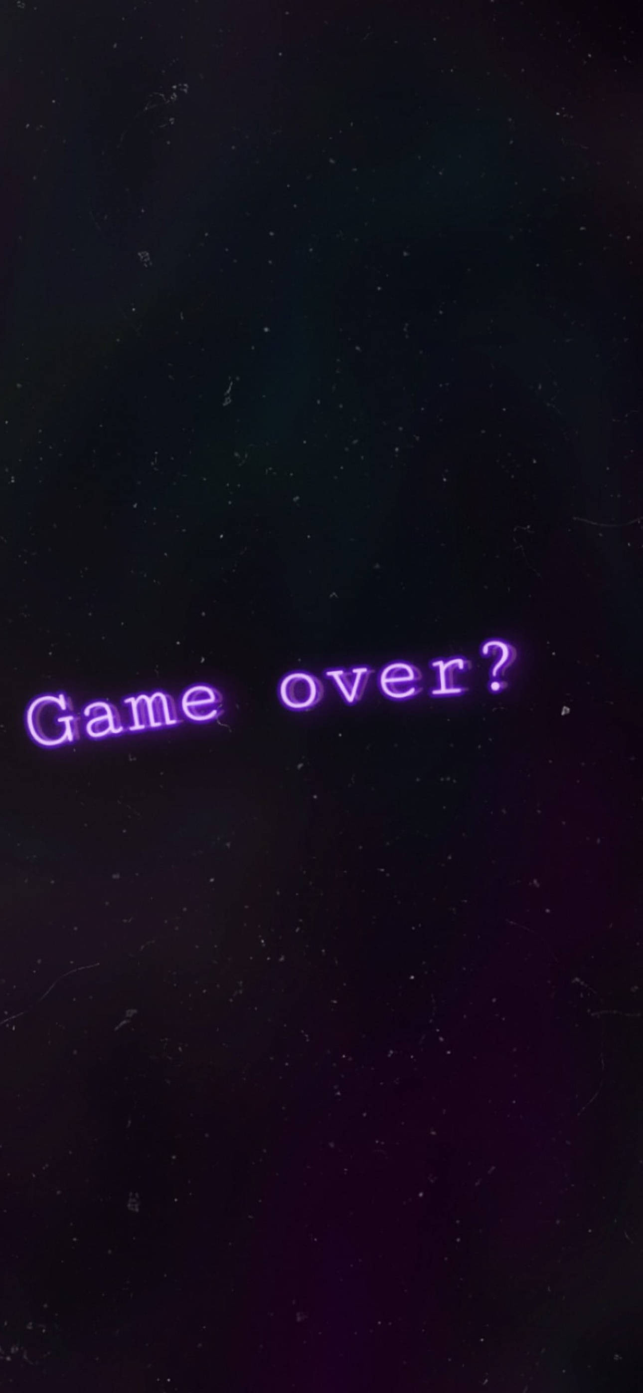 ゲームオーバー ブラック＆パープル エステティック 壁紙