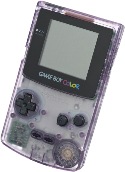 ゲームボーイカラー クリアパープル 壁紙