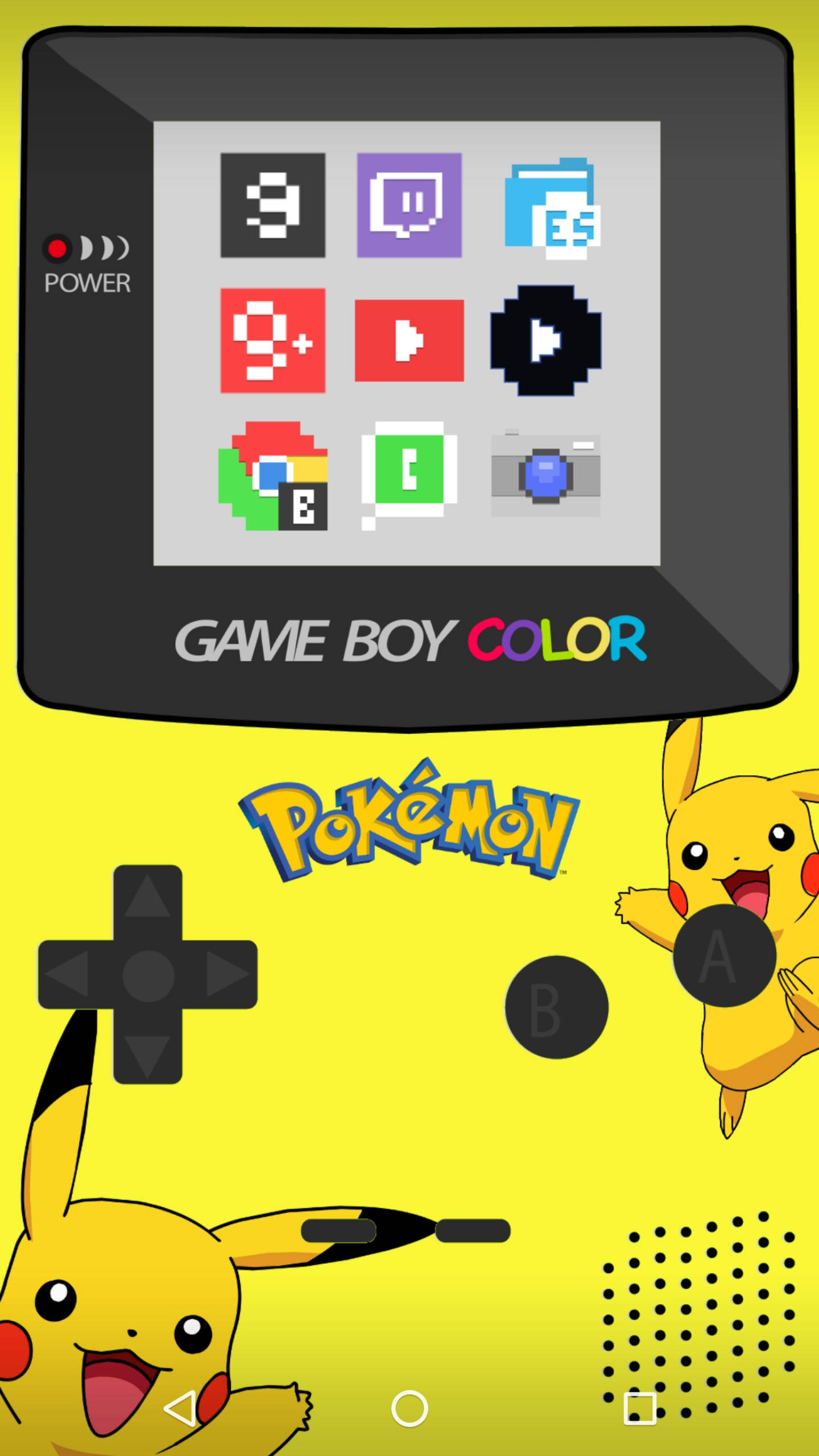 ゲームボーイカラー ピカチュウ 壁紙