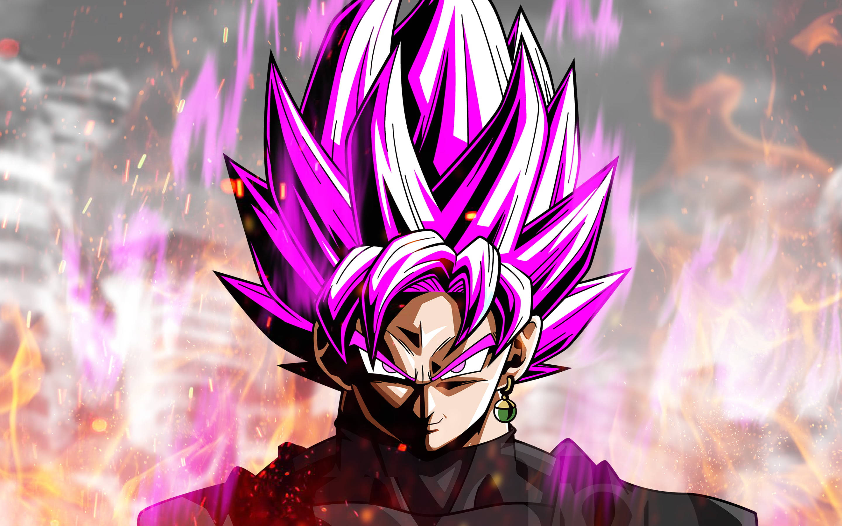 ゴクウブラック PFP 紫髪 超サイヤ人 壁紙