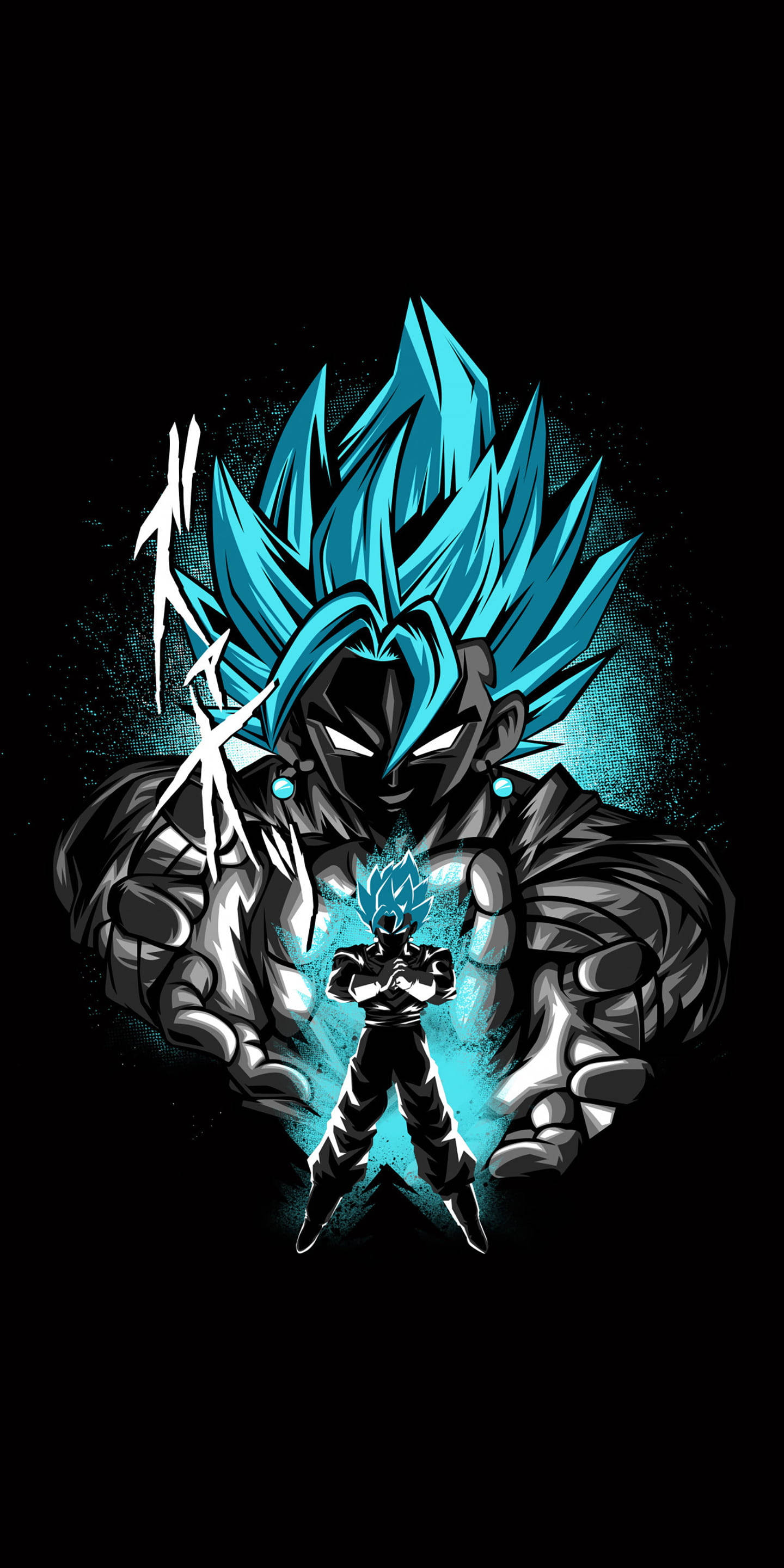 ゴクウブラック PFP 青いオーラ 壁紙