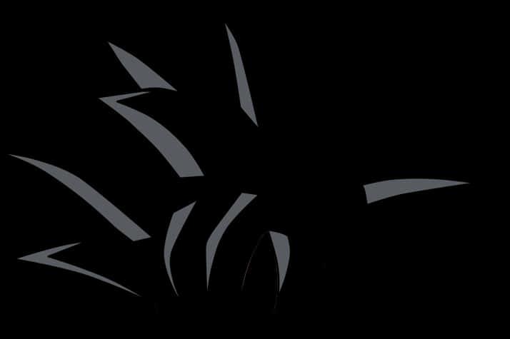 ゴクウブラック シルエット 暗黒背景 壁紙