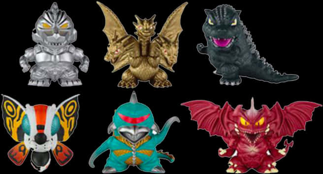 ゴジラと怪獣フィギュアコレクション 壁紙