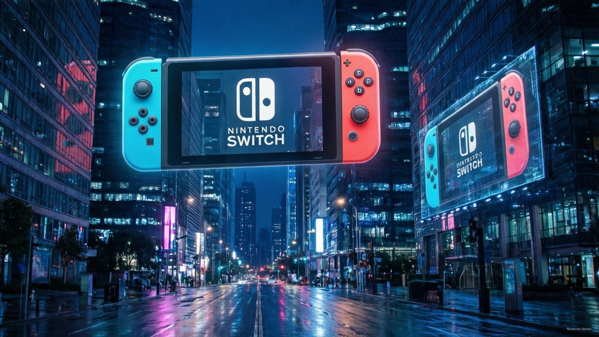 サイバーパンク スイッチシティ 壁紙