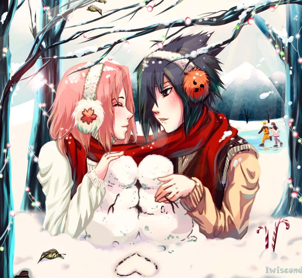 クリスマスカップル画像 — クリスマス GIF 壁紙