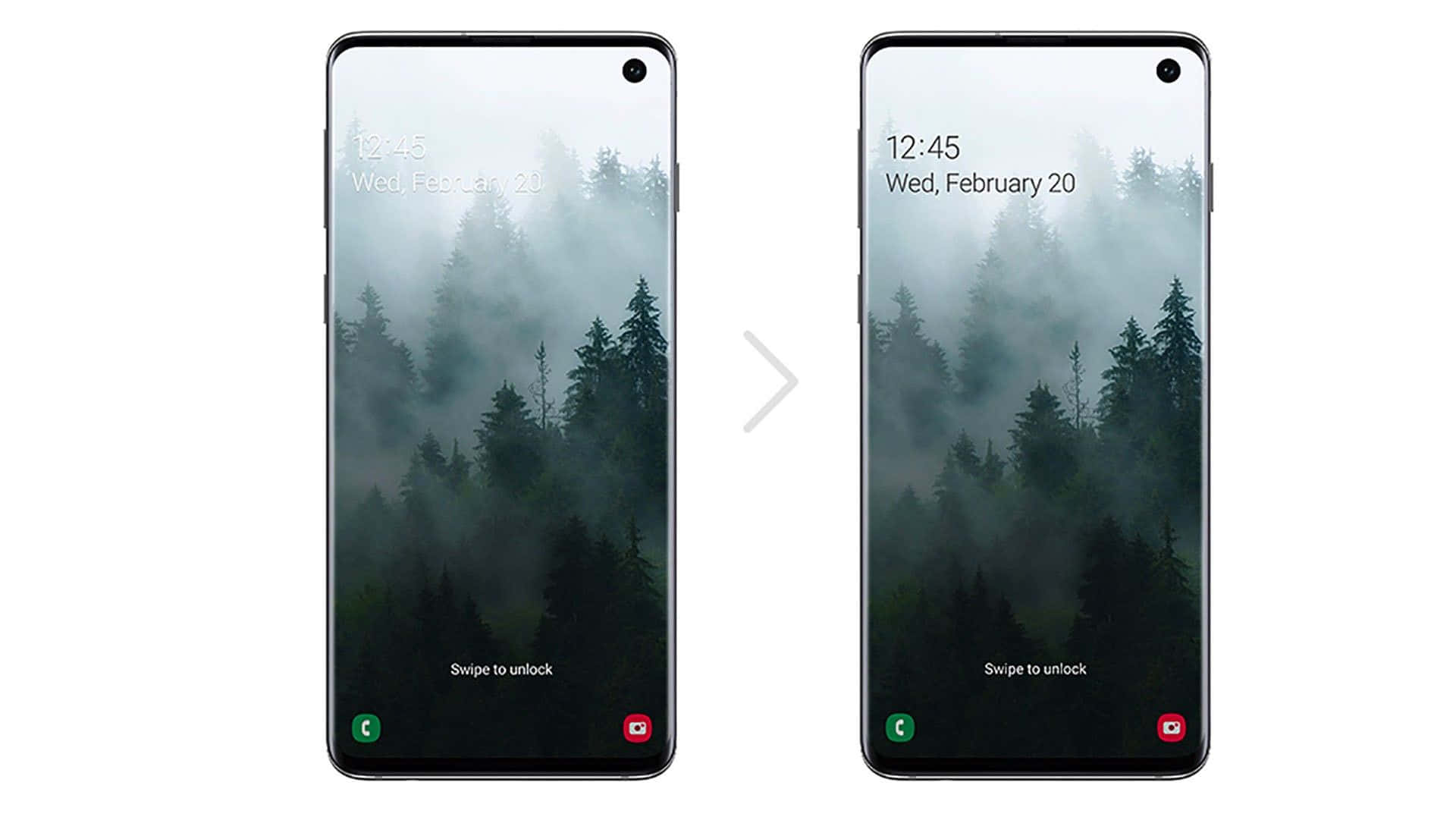 サムスンギャラクシーS10の最も革新的な機能を一枚の画像に凝縮。 壁紙
