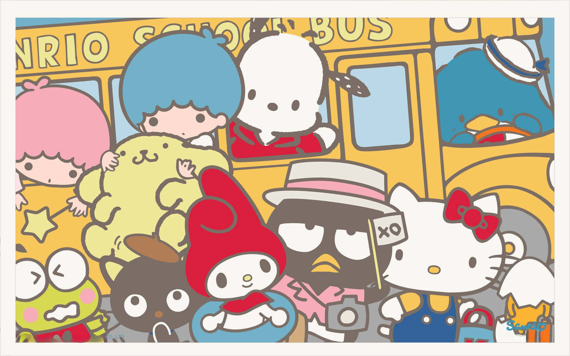 サンリオフレンズとお祝い 壁紙