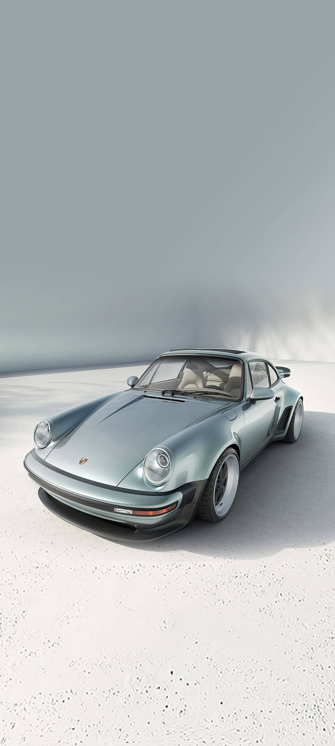 シルバーのポルシェ911 壁紙