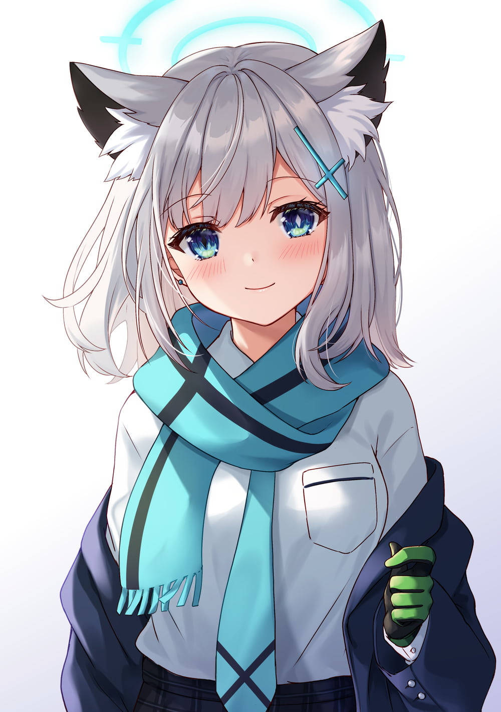 シロコ かわいいアニメガール iPhone 壁紙
