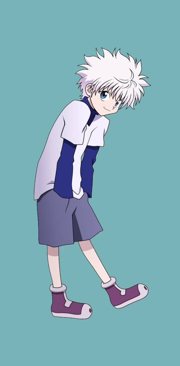 シンプルでかわいいキルアのアニメ少年 壁紙