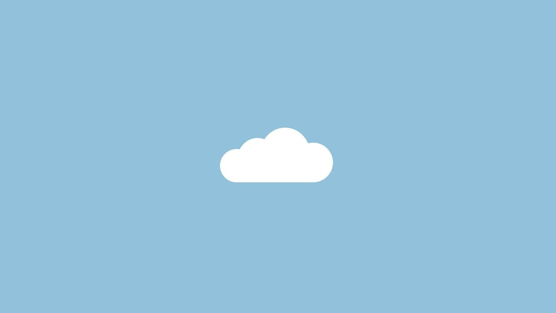 シンプルで美しい白い雲 壁紙
