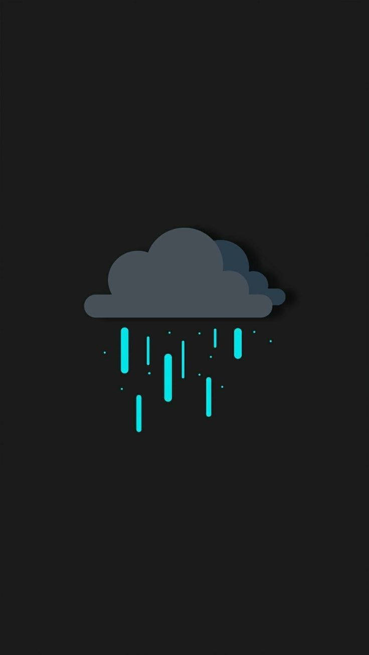 シンプルで美的な雨雲 壁紙