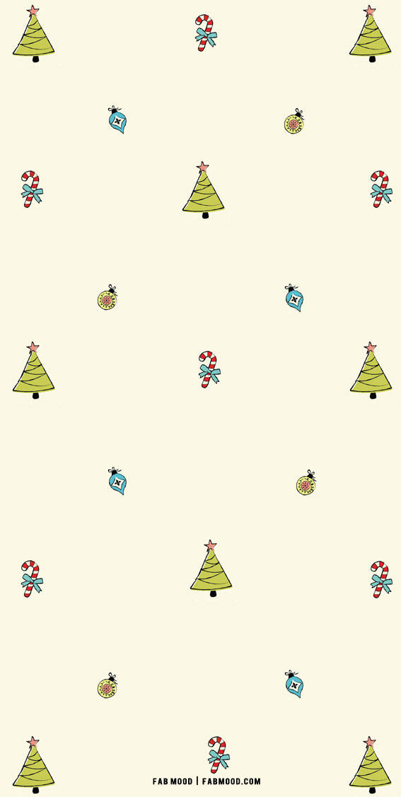 シンプルなクリスマスのデジタルイラスト 壁紙
