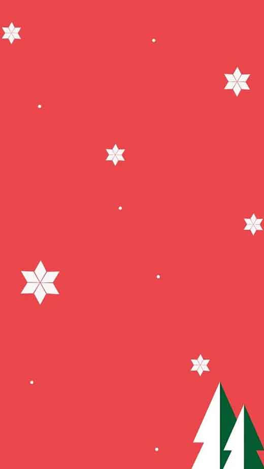 シンプルな赤いクリスマススター 壁紙