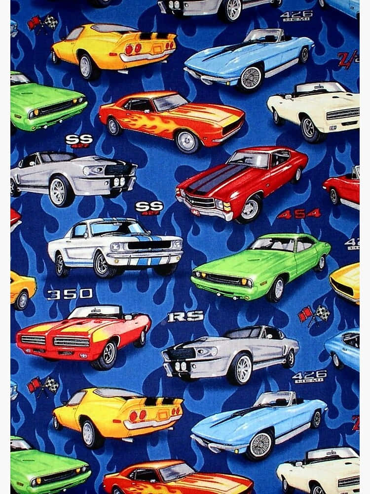 シームレスな車のパターン壁紙 壁紙