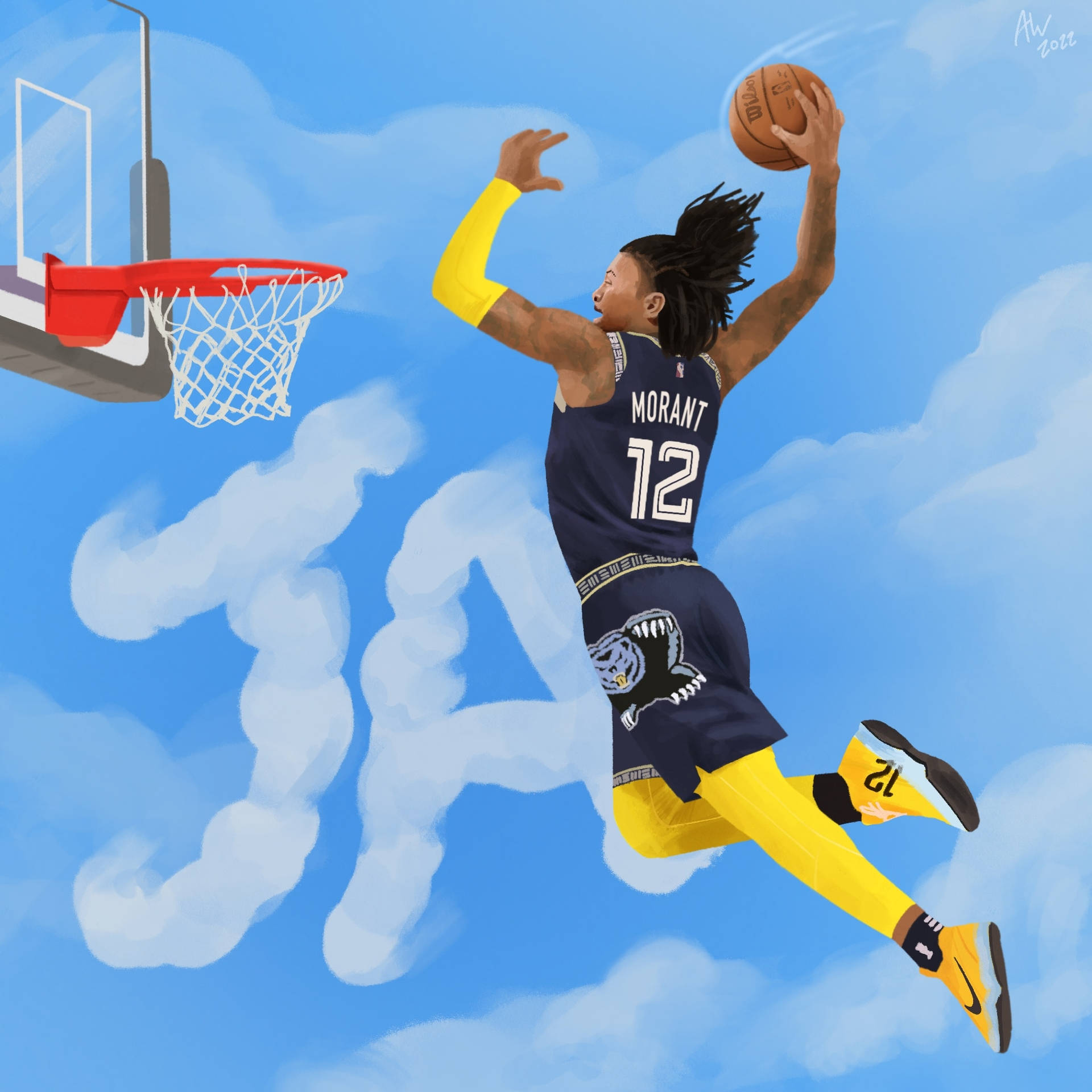 ジャ・モラント ダンク メンフィス・グリズリーズ 選手