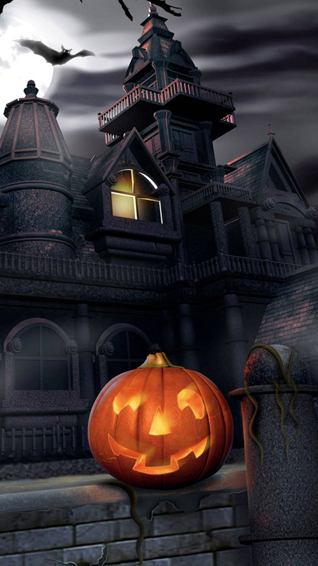 ジャック・オー・ランタン ハロウィン iPhone 壁紙