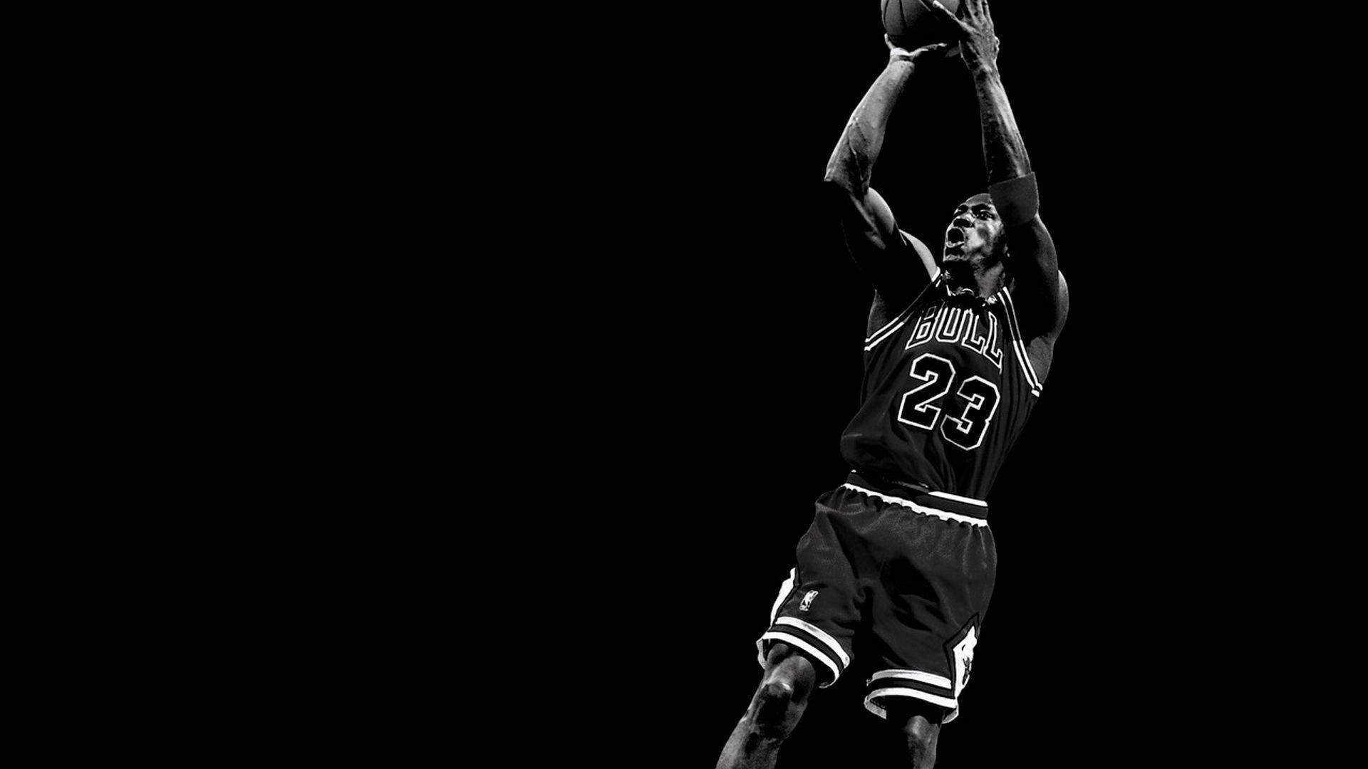 ジョーダン スリーポイントシュート NBAデスクトップ 壁紙