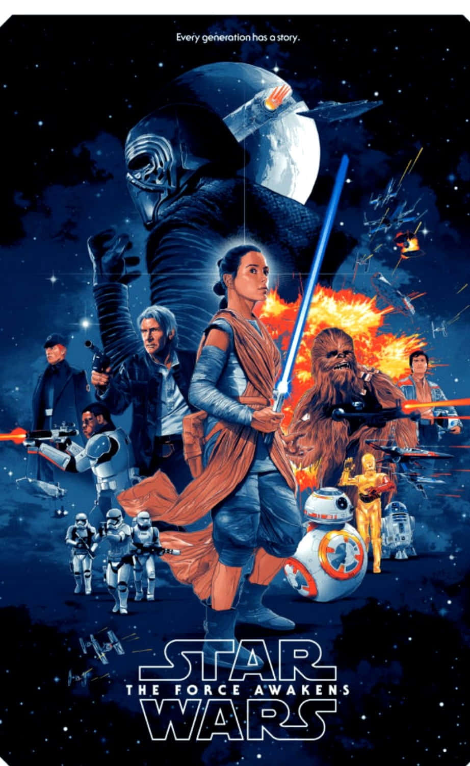 スター・ウォーズ フォースの覚醒 ポスター 壁紙
