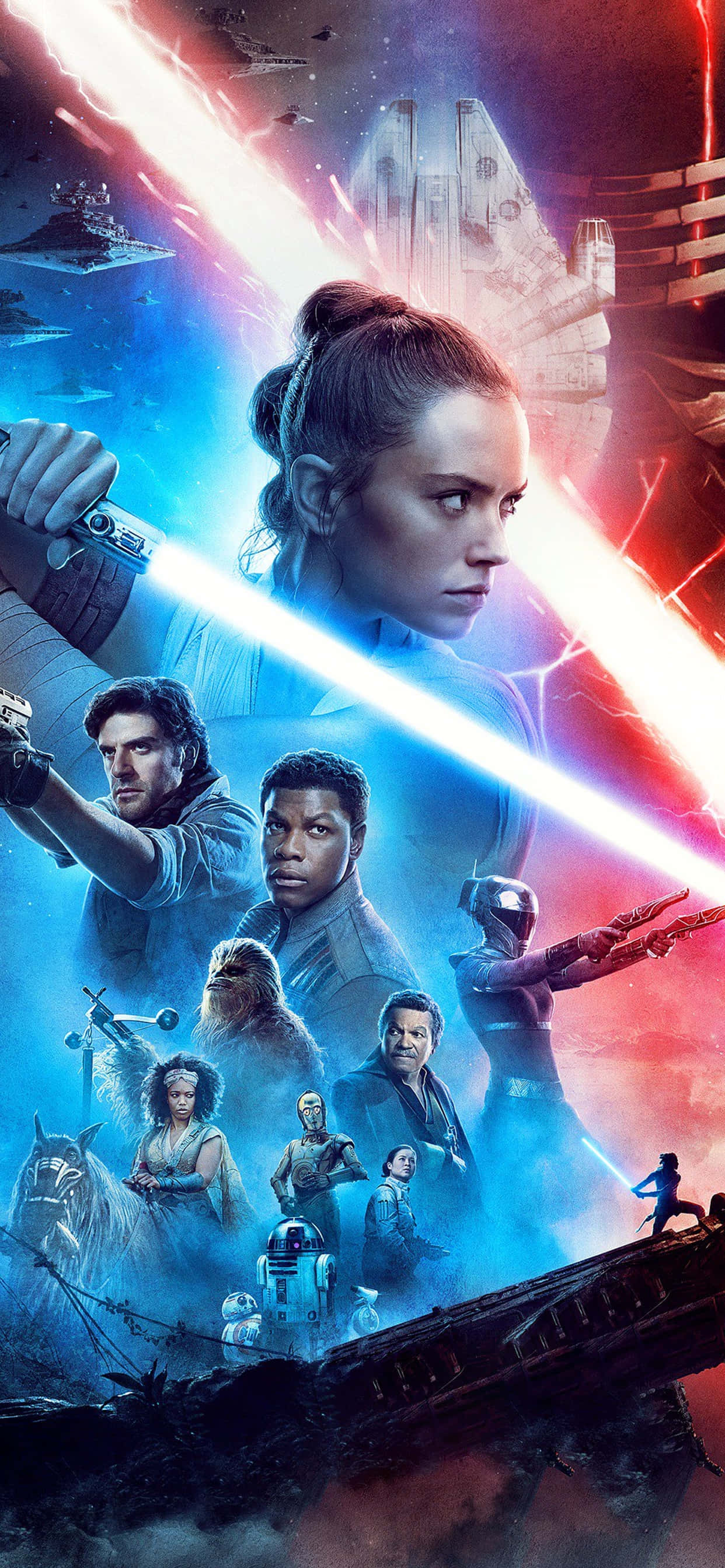 スター・ウォーズ レイと仲間たち 背景 壁紙