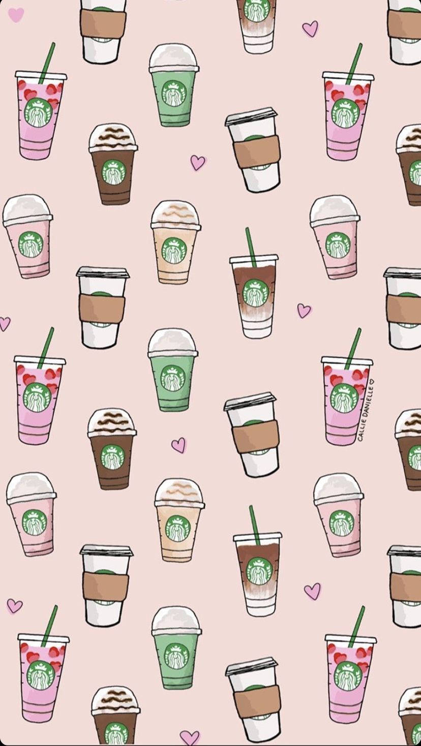 スターバックスのドリンク かわいいiPhone壁紙 壁紙