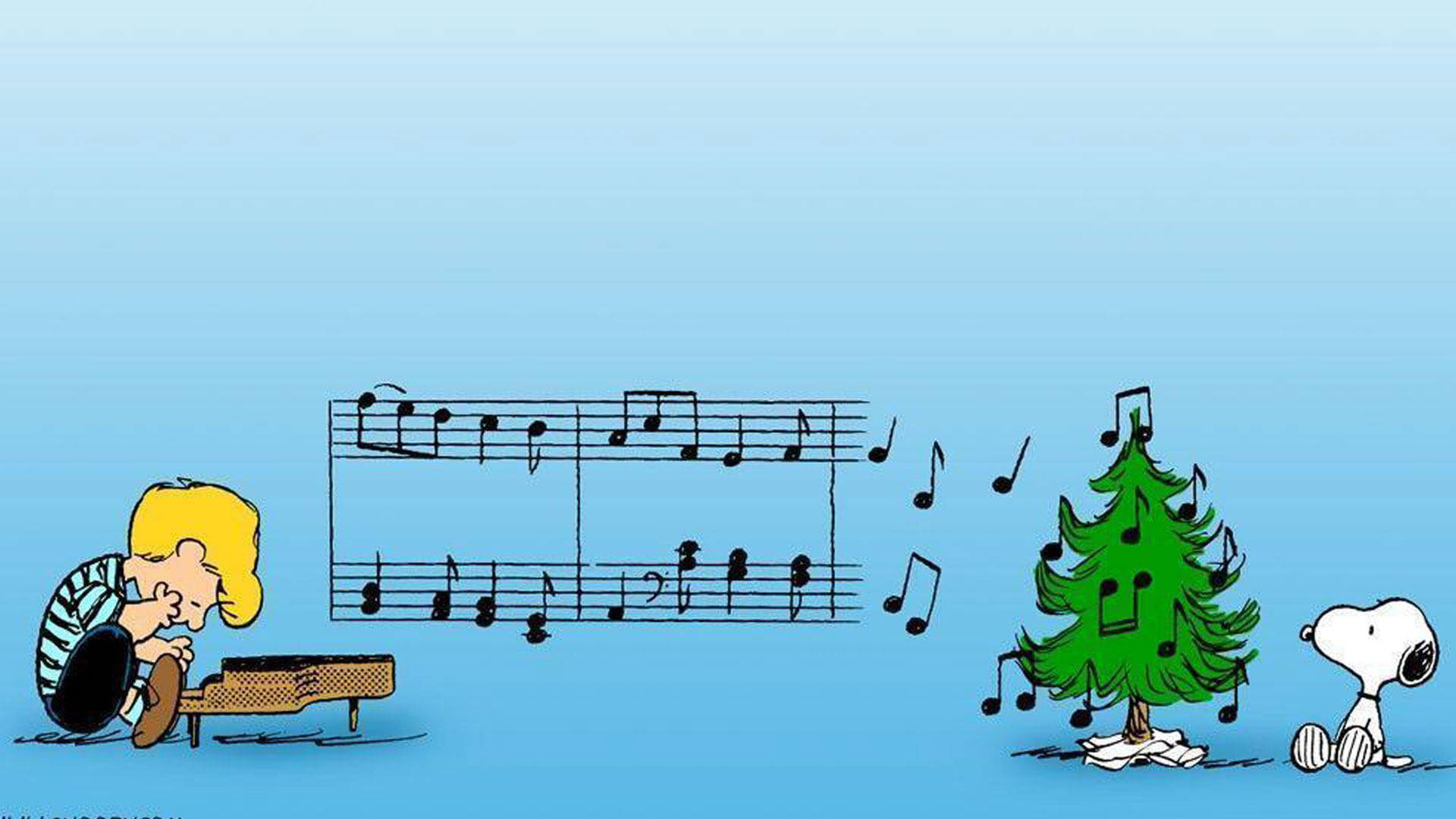 スヌーピー クリスマス 楽譜 壁紙