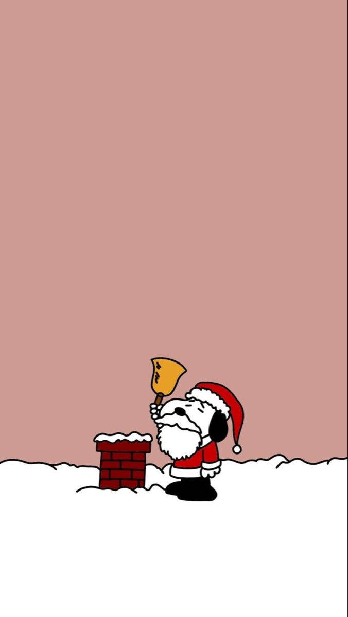 スヌーピー クリスマス 煙突 ベル 壁紙