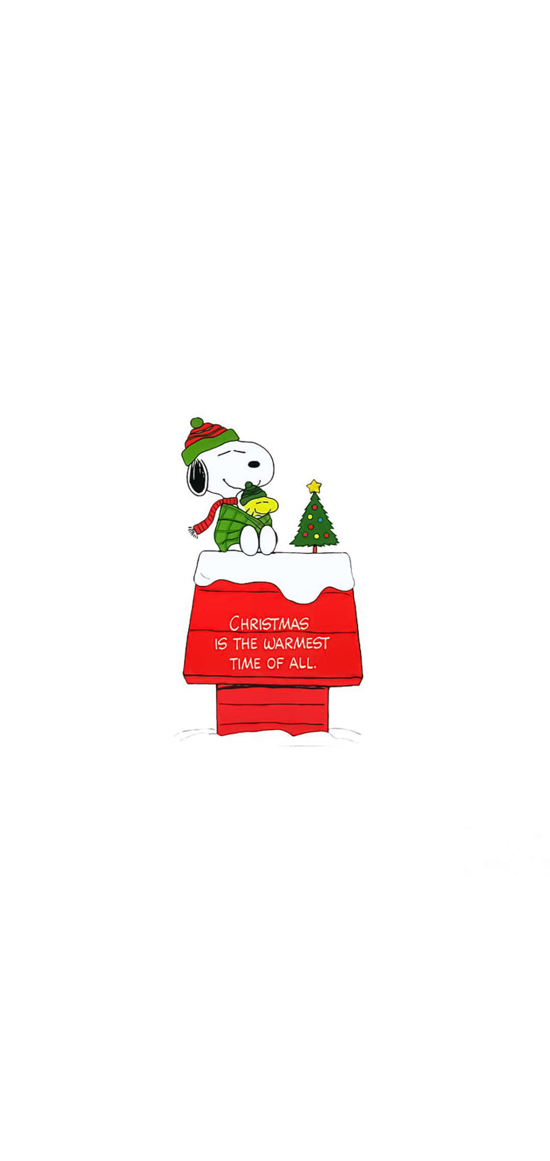 スヌーピー ピーナッツ クリスマスステッカー 壁紙
