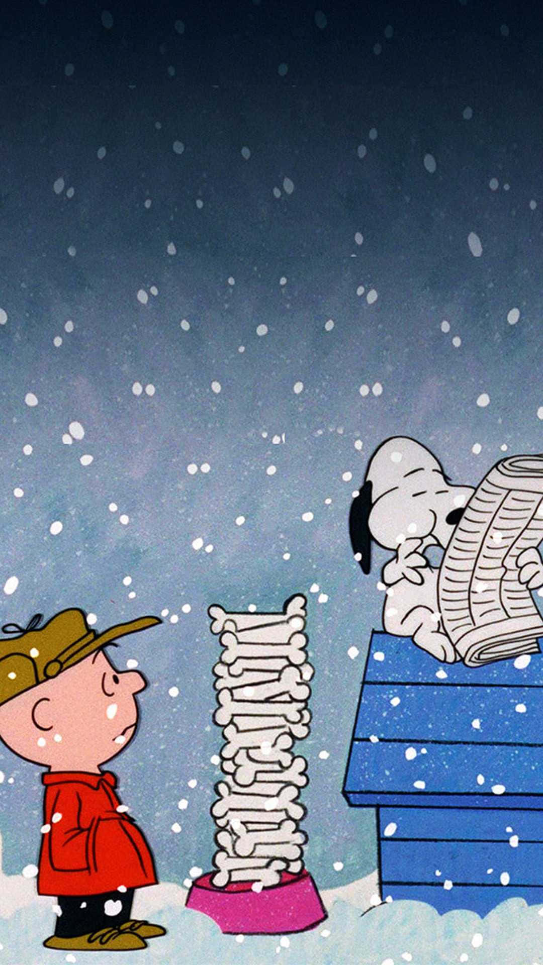 スヌーピーとチャーリー・ブラウンのピーナッツ・クリスマス 壁紙